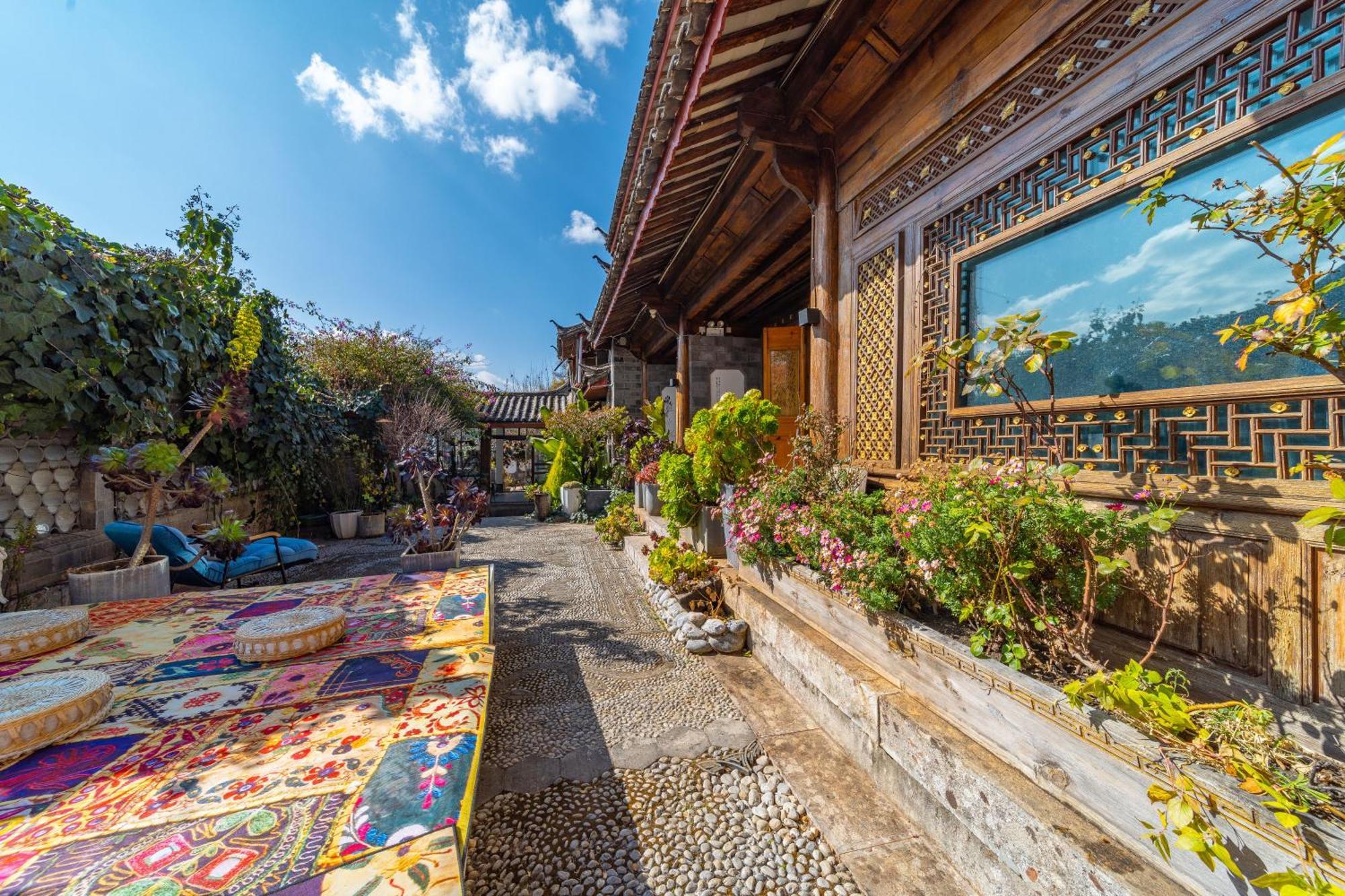 Lijiang Mountain View Boutique Inn Exterior foto