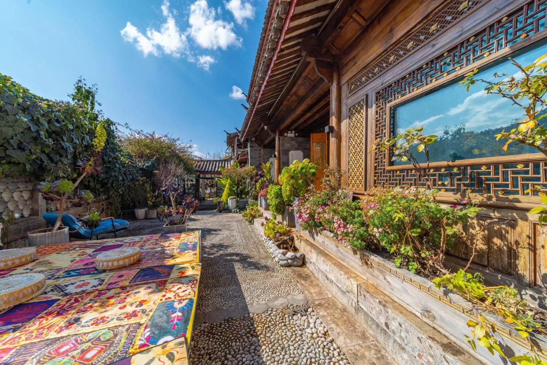 Lijiang Mountain View Boutique Inn Exterior foto